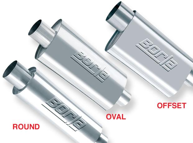 Borla XR-1 Racing Sportsman 4in Inlet/Outlet Center/Center Oval - LMP