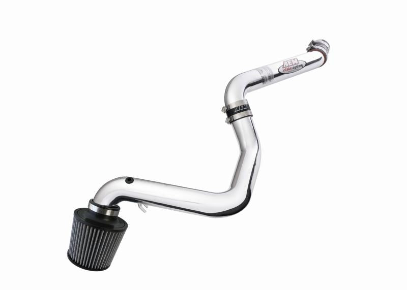 AEM Induction cold air intake for 2009-2010 Chevy Silverado and GMC Sierra 5.3L V8 engine, showing the black air filter and intake tubing.