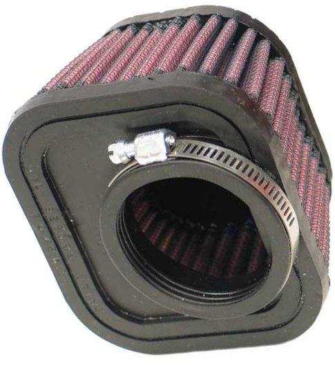 Group of K&N Engineering universal off-road cold air intakes with filters and metal tubing for vehicle engine enhancement
