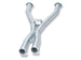 Borla X-Pipe with mid pipes for 2016 Camaro SS 6.2L V8, showing polished stainless steel exhaust components.