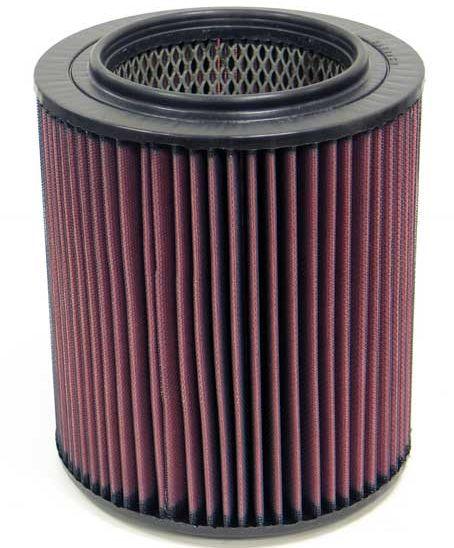K&N Industrial Air Filter replacement, round drop-in style with 5.5-inch ID and 7-inch OD, 2.25-inch height, for engine filtration.