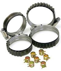 Turbosmart 32mm Hose Blanking Plug for blow off valve accessories, shown in a group image, made of black plastic with a smooth finish.