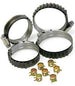 Turbosmart 32mm Hose Blanking Plug for blow off valve accessories, shown in a group image, made of black plastic with a smooth finish.