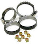 Turbosmart 32mm Hose Blanking Plug for blow off valve accessories, shown in a group image, made of black plastic with a smooth finish.