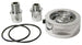 GReddy 34mm radiator hose temp sender adapter for gauge components, shown in a close-up image with metal fittings and connectors.