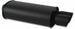 Vibrant StreetPower flat black oval muffler with single 3-inch outlet and inlet, designed for performance exhaust systems.