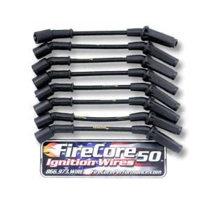 Firecore Performance Products - LS Chevy Standard 10.5″ OAL – FireCore50 Spark Plug Wire Set