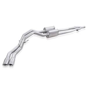 Stainless Works Catback Dual Turbo S-Tube Mufflers Factory Connect